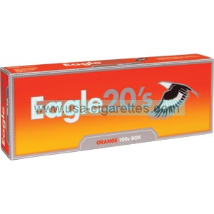 Eagle 20's Orange 100's Cigarettes